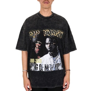 oversize T-shirt เสื้อยืด ลาย SMOKE POP ขนาดใหญ่ ของแท้ S-5XL