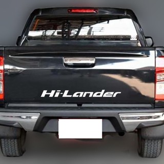 สติ๊กเกอร์ ติดรถยนต์ isuzu hi lander คุณภาพทนแดด ทนฝน กว้าง 40 ซ.ม. sticker ด้านหลัง แจ้งเปลี่ยนสีอื่น ๆทางแชท