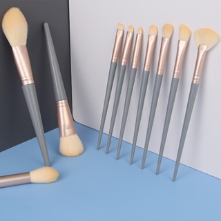 Blue Bridge 10PCS/Set Professional Makeup Brushes Set Cosmetic Powder Eye Shadow Foundation Blush Blending Concealer Make Up Tool