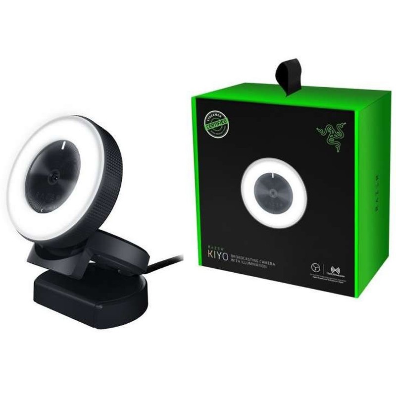 Razer Kiyo Streaming Webcam: 1080p 30 FPS / 720p 60 FPS - Ring Light w/ Adjustable Brightness - Built-in Microphone #4
