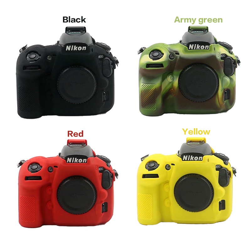 Nice เคสกระเป๋าใส่กล้อง SLR ยางซิลิโคนนิ่ม สําหรับ Nikon D7200 D7100 D610 D600 D5300 D750 D3400 D5500 D810 D7500