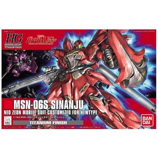 hg1/144 MSN- 06S Sinanju TITANIUM FINISH