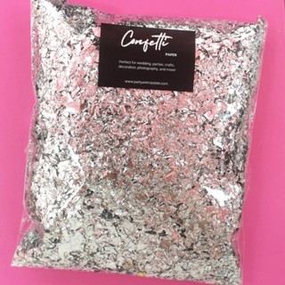 กระดาษโปรย Metallic Confetti - Random Silver (100 g)