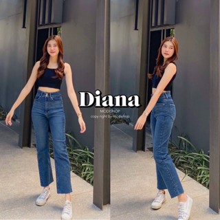 กางเกงยีนส์ Diana Jeans by modishop (Dark sno)