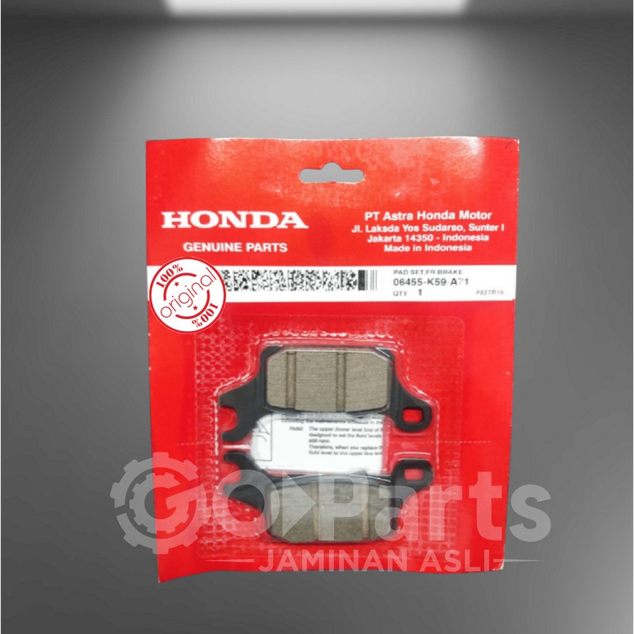 ผ้าเบรคหน้า – New Vario 125 & 150 eSP K60 - 06455K59A71