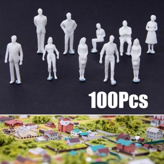 ฟิกเกอร์พลาสติก 1:75 Scale OO Gauge 00-Model Railway 100 ชิ้น ต่อชุด