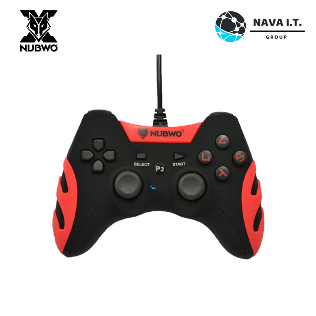 🛵มีส่งด่วน💨 NUBWO NJ-35 SMASH GAMING JOY CONTROLLER สำหรับ PS3-PC WARRANTY1 YEAR