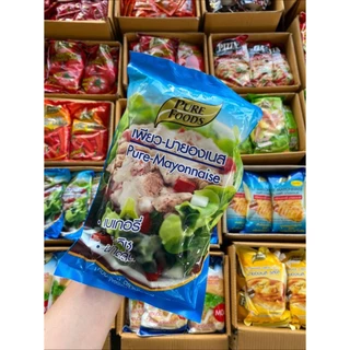 เพียวมายองเนส 850g ตราเพียวฟู้ดส์ มายองเนสแซนวิช ขนมปัง น้ำสลัด มายองเนสเบเกอรี่ แฮมเบอร์เกอร์