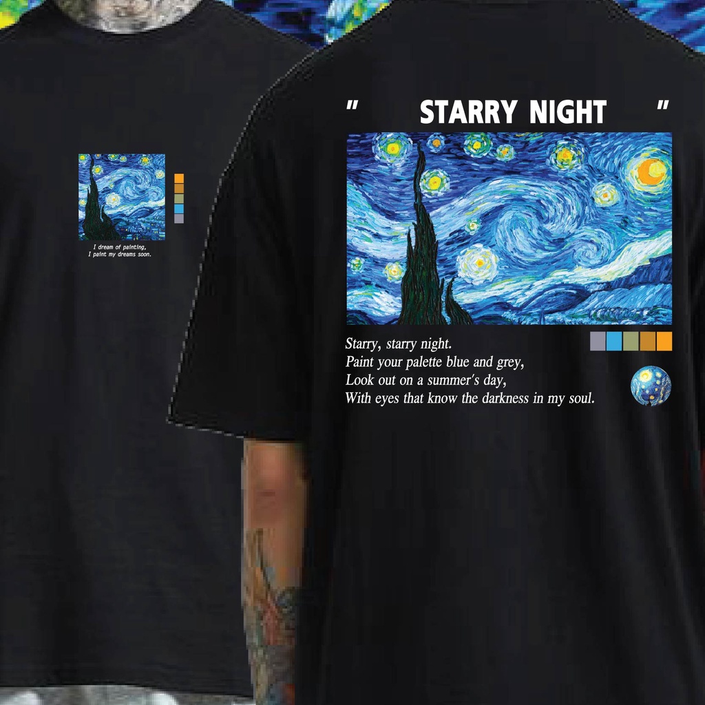 ( พร้อมส่งเสื้อเฮีย ) เสื้อ THE STARRIE NIGHT สกรีนจมระบบ DTG cotton 100%