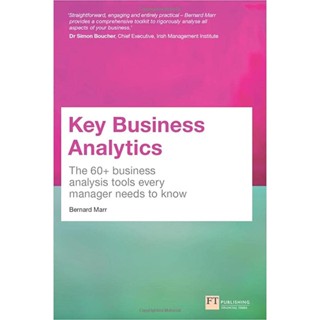 Chulabook|SALE|9781292017433|หนังสือ KEY BUSINESS ANALYTICS: THE 60+ TOOLS EVERY MANAGER NEEDS TO TURN DATAINTO INSIGHTS