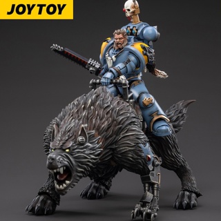 1/18 JoyToy Warhammer 40K โมเดลตุ๊กตาหมาป่า Thunderwolf Cavalry Frode ของเล่นสําหรับเด็ก