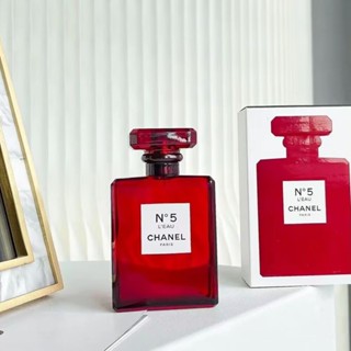 【สินค้าพร้อมส่ง】ของแท้💯  Chanel No 5 LEau Red Edition EDT &amp; No 5 EDP Red Edition 2ml/5ml/10ml