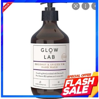 GLOW LAB COCONUT &amp; SPICED FIG HAND WASH 300ML.LAVAGE POUR LES MAINS GLOW LAB NOIX DE COCO ET FIGUE ÉPICÉE 300ML.