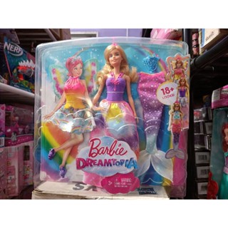 Barbie Dreamtopia รุ่นกล่องใหญ่เปลี่ยนแบบได้ 18+ Looks