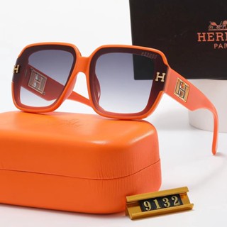 ใหม่ Hermes แว่นตากันแดดแฟชั่น ทรงสี่เหลี่ยม ขนาดใหญ่ คุณภาพสูง สไตล์เกาหลี สําหรับผู้ชาย และผู้หญิง