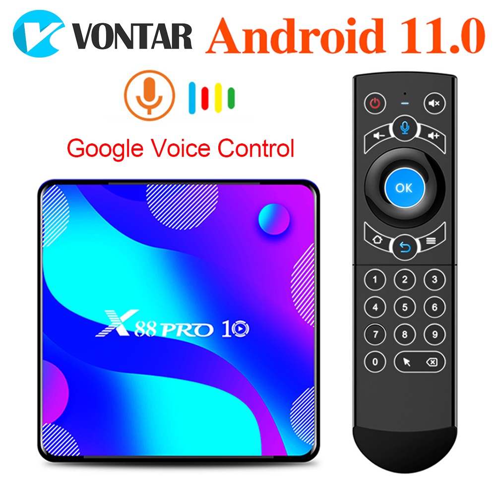 X88 Pro 10 Smart Tv Box Android 11 4g 64gb 32gb 128gb Androroid 10