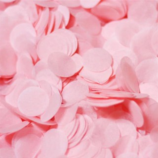 กระดาษโปรย Paper Confetti - Blush Pink (ขนาด 2.5 cm) (100 gr)