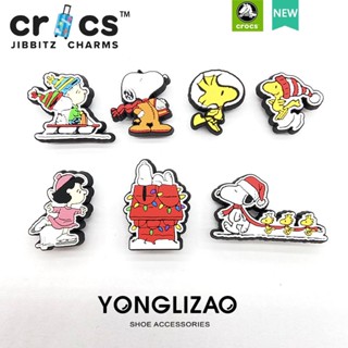 crocs jibbitz set charms  สนูปี้คริสต์มาส ตัวติดรองเท้า แท้ คุณภาพสูง จิ๊บบิทซ์ เซ็ต 7 ชิ้น