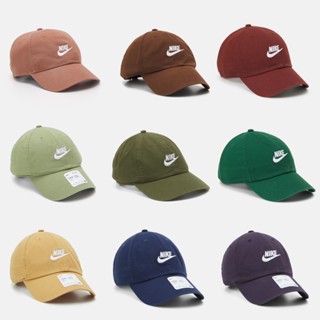 (Pre-แท้ 💯) หมวกไนกี้ Nike cap Heritage Futura washed ของแท้ นำเข้าจากอังกฤษ🇬🇧 เขียวเข้ม gorge green พร้อมส่ง