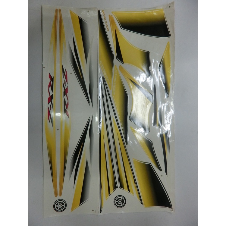 สติ๊กเกอร์ BODY RXZ (12) สีเหลือง
