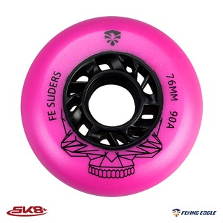 ล้อรองเท้าสเก็ต ล้อสไลด์ ยี่ห้อ Flying Eagle Sliders Wheel สีชมพู พร้อมส่ง (แพค 4 ลูก)