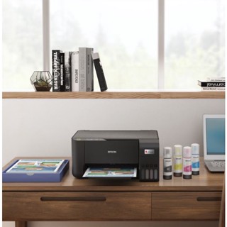 Epson L3210 PRINTER INKJET ALL-IN-ONE ปริ้นเตอร์แท็งค์แท้ + หมึก 4 สี แท้ เครื่องใหม่รับประกันศูนย์ ออกใบกำกับภาษีได้