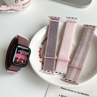 สายนาฬิกาข้อมือไนล่อน สําหรับ iwatch ultra 49 มม. iwatch series 8 7 6 se 5 4 3 45 มม. 41 มม. 40 มม. 44 มม. 42 มม. 38 มม.