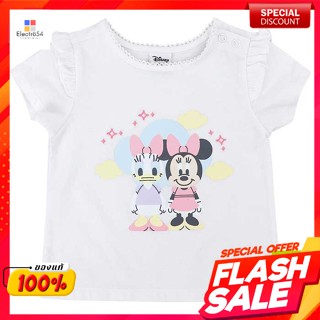 เบสิโค x ดิสนีย์ เสื้อยืดแขนสั้น สำหรับเด็กหญิง รุ่น BMINP2110IG05 สีขาวBesico x Disney Short Sleeve T-Shirt For girls,