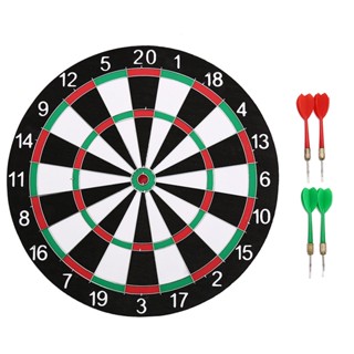 กระดานปาเป้า ลูกดอกปาเป้า พร้อมลูกดอก 6ลูก Dartboard กระดานปาเป้า ที่ปาเป้า