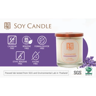 AKALIKO Soy Candle 395 g. อะกาลิโก เทียนหอมอโรม่า เทียนหอมไขถั่วเหลือง กลิ่นหอมละมุน ไม่มีควัน เทียน เทียนหอม