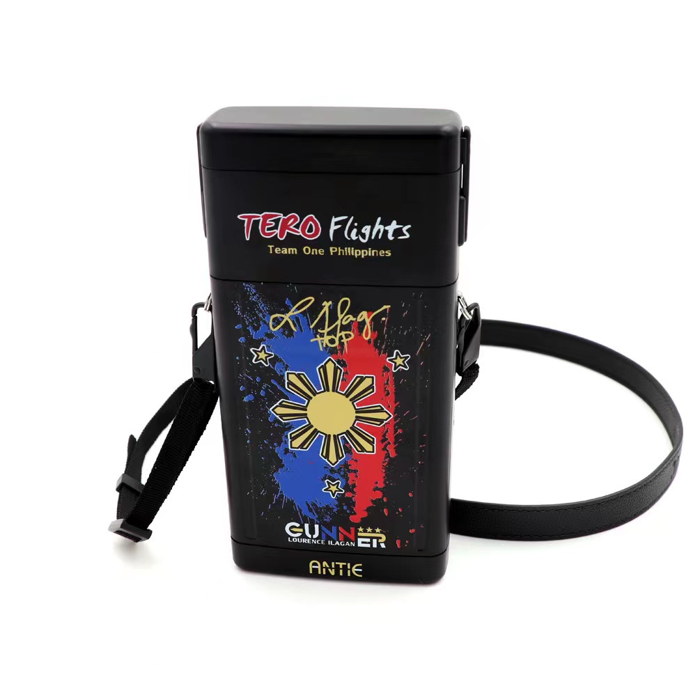 CUESOUL ANTIE Hard Dart Case,Holds 6 Steel Tip Darts/Soft Tip Darts & Extra Dart Tips,Shafts & Fligh