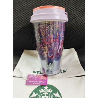 Starbucks Navy Blue Fireworks Thailand Coldcup 12 Oz.แท้