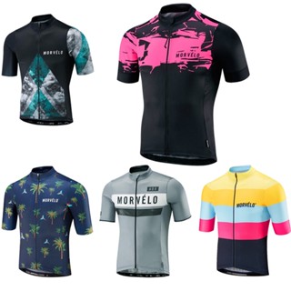 Cbox เสื้อกีฬา Morvelo แบบแห้งเร็ว 5 สี สําหรับแข่งรถจักรยาน MTB