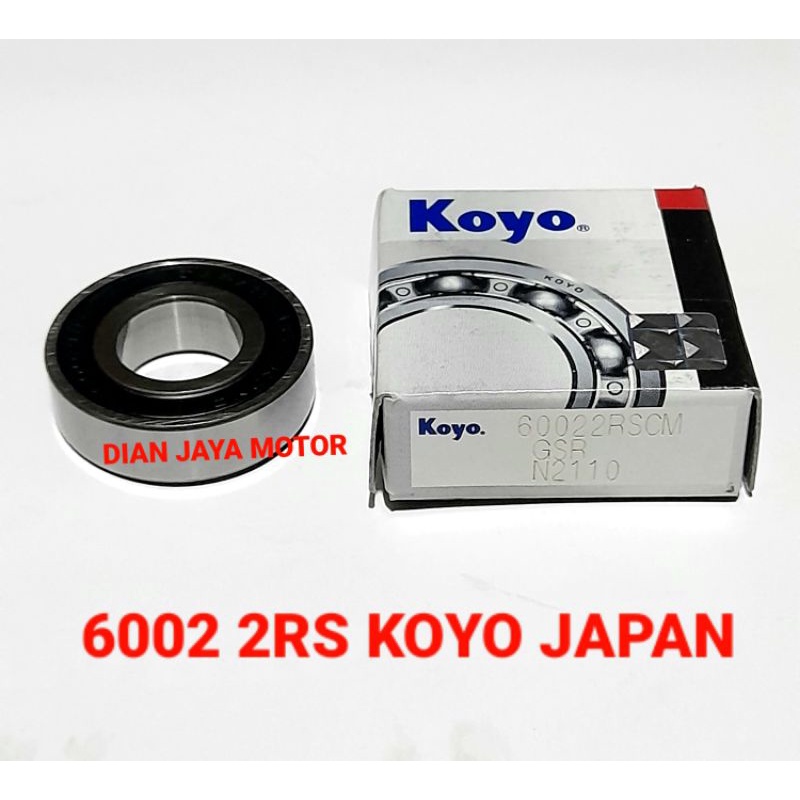 6002 2RS KOYO แบริ่งล้อญี่ปุ่น