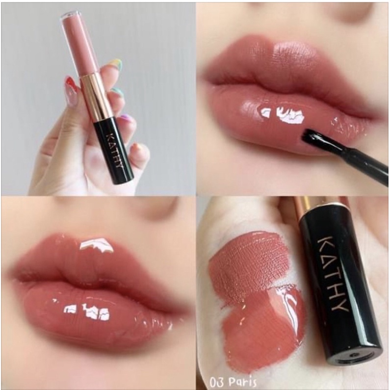 ลิปดูโอ สี03 “LIP DUO“ ลิปฉ่ำไม่ติดแมสก์! ลิปกระแต