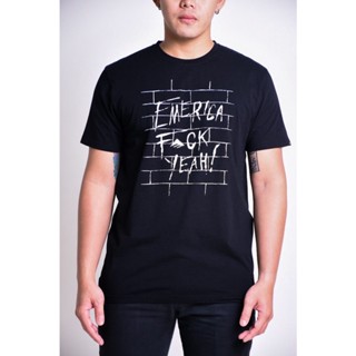 Emerica เสื้อยืด BLK EMTSSM2013 F*CK YEAH WALL S/S TEETEE