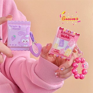 เคสป้องกันหูฟังบลูทูธ แบบนิ่ม ลาย Stellalou Care Bears สําหรับ Airpods pro2 pro gen 3 gen 2