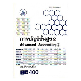 AC400 ACC4200 การบัญชีชั้นสูง2 สุชาติ เหล่าปรีดา สุชาติ เหล่าปรีดา