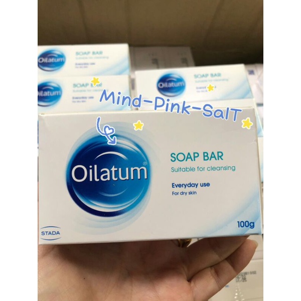 Oilatum Bar ขนาด 100 g สบู่อาบน้ำสำหรับผิวแห้ง ผิวเด็กทารก ผิวแพ้คัน ✅