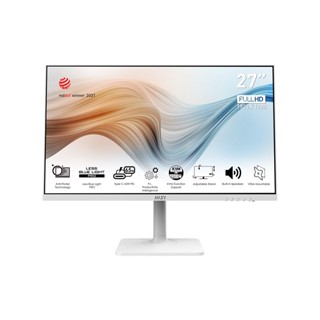 (MD272PW) MSI Modern MD272PW 27" Monitor (White)27" 1920 x 1080 (FHD) 75Hz 5ms IPS รับประกัน 3 ปี