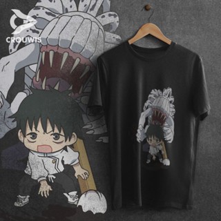 เสื้อยืดผ้าฝ้าย เสื้อยืดแขนสั้น พิมพ์ลายการ์ตูนอนิเมะ okkotsu jujutsu kaisen zero okkotsu yuta jujutsu kaisen 0 เสื้อยืด