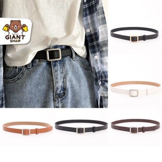 GIANTSHOP เข็มขัด Belt หัวเข็มขัดสี่เหลี่ยม (M-1311)