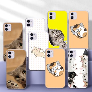 เคสโทรศัพท์มือถือแบบนิ่ม TPU ใส ลายการ์ตูนแมวน่ารัก ERT26 สําหรับ Redmi 6 6A 7 7A 8 8A 9 9A 9C 9T