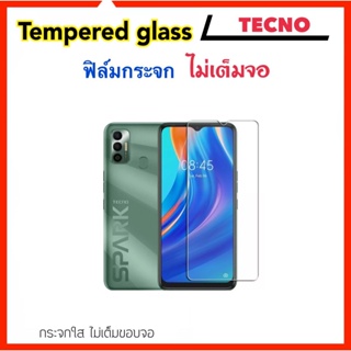 ฟิล์มกระจก ไม่เต็มจอ For Tecno Spark6 Spark6go Spark5 Spark7 Pop4 Pop4LTE Pop5 Pop5LTE Pop6go Tempered glass Not Full