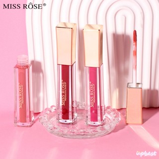 ♕Miss Rose 16สี Matte Liquid ลิปสติกลิปกลอส Non-Stick ถ้วยไม่ซีดจาง Non-Stick ถ้วยกันน้ำ Sweatproof กำมะหยี่ Lip Glaze Upbest