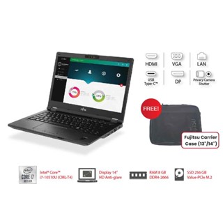 Fujitsu โน๊ตบุ๊ค LIFEBOOK E5410 (5410TH00000112) หน้าจอ 14" intel core i7-10510U RAM8GB/SSD256GB, NO OS ไม่มี Window