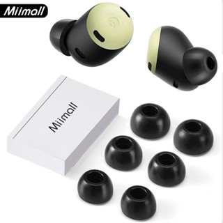 【3 คู่】miimall โฟมเมมโมรี่ กันลื่น แบบเปลี่ยน สําหรับหูฟังไร้สาย Google Pixel Buds Pro