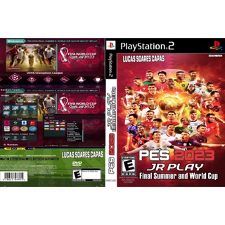 แผ่นเกมส์ PS2 PES 2023 Qatar World Cup บอลโลก 2022 (ภาษาอังกฤษ)  คุณภาพ ส่งไว (DVD)