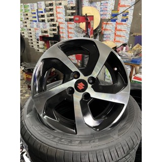 แม็กขอบ 15" 4/100 กว้าง5.5 off45 ใส่ Suzuki Ciaz,Swift แทนล้อกะทะใช้ยางเดิมได้เลย