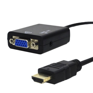 สายแปลง เฮดดีเอ็มไอ to VGA + audio Converter Adapter, HD1080p Cable (พร้อมส่ง)